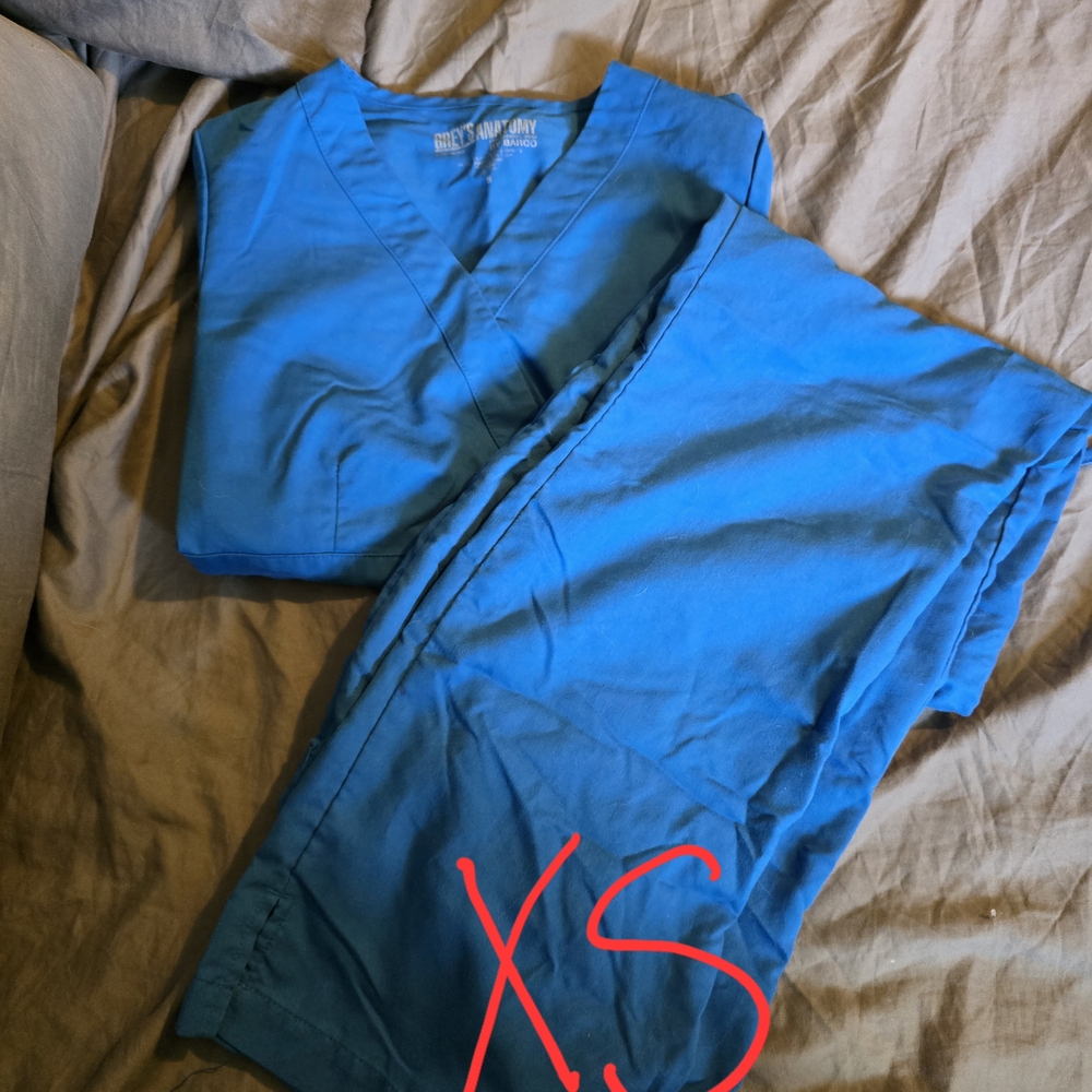 Blue Scrub Set